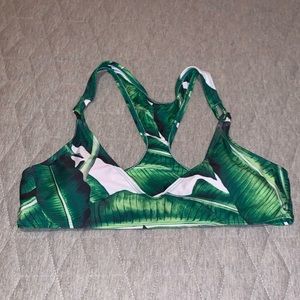 Jungle Leaf Bikini Top